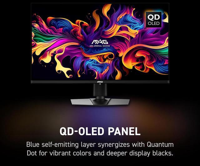 Alt view image 7 of 19 - MSI 32" 165 Hz OLED UHD Gaming Monitor MAG 321UP QD-OLED