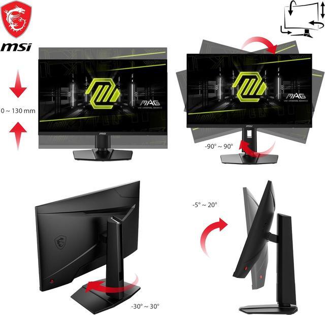 Alt view image 6 of 20 - MSI 27" 160 Hz Rapid IPS UHD Gaming Monitor FreeSync (AMD Adaptive Sync) MAG 274UPF E2