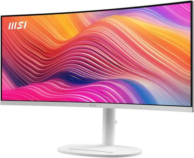 Alt view image 5 of 13 - MSI 34" 120 Hz VA UWQHD Monitor 1ms (MPRT) / 4ms (GTG) Adaptive-Sync Adobe RGB / DCI-P3 / sRGB: 92% / 95% / 119% Curved Modern MD342CQPW