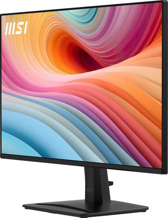Alt view image 3 of 8 - MSI PRO MP252 E2 24.5-inch IPS 1920 x 1080 (FHD) Gaming Office Monitor, 120Hz, Adaptive-Synch, HDR Ready, HDMI, VGA Port, Display Port,VESA Mountable, Tilt, Speaker, 4-side slim bezel, 1ms, Black