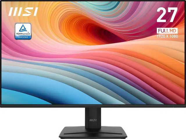 Alt view image 4 of 13 - MSI 27" 120 Hz IPS FHD Monitor 1ms Adaptive-Sync 1920 x 1080 Flat Panel PRO MP275 E2