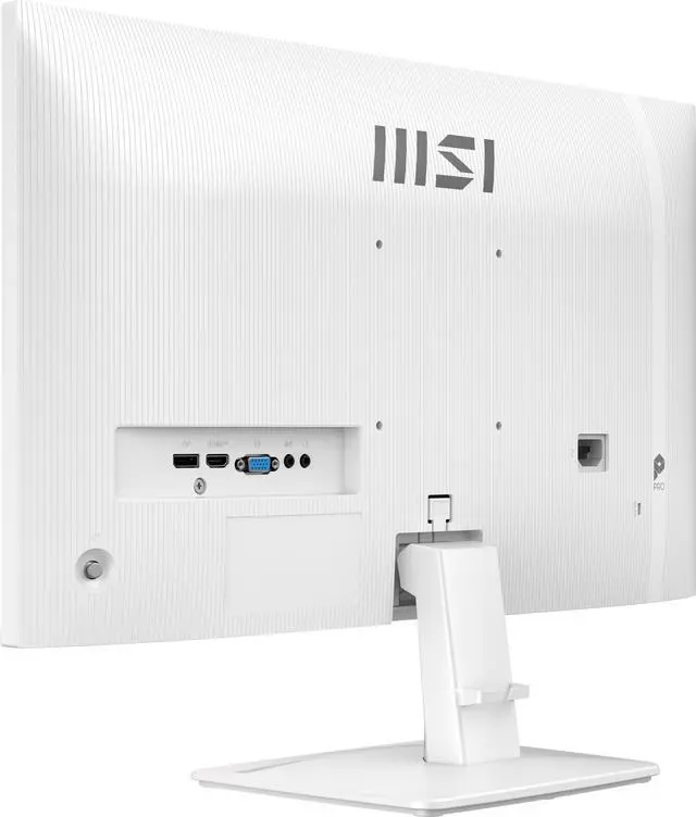 Alt view image 14 of 14 - MSI PRO MP251W E2 24.5-inch IPS 1920 x 1080 (FHD) Gaming Office Monitor, 120Hz, Adaptive Sync, HDR Ready, HDMI, VGA Port, Display Port,VESA Mountable, Tilt, Speaker, 4-side slim bezel ,1ms, White