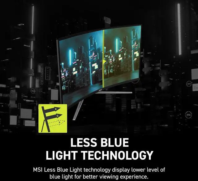 Alt view image 11 of 20 - MSI 31.5" 240 Hz Rapid VA QHD Gaming Monitor Adaptive Sync MAG 325CQRXF E2