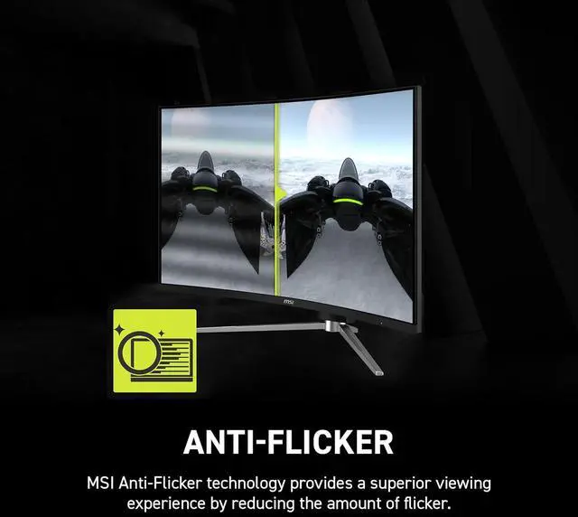 Alt view image 12 of 20 - MSI 31.5" 240 Hz Rapid VA QHD Gaming Monitor Adaptive Sync MAG 325CQRXF E2