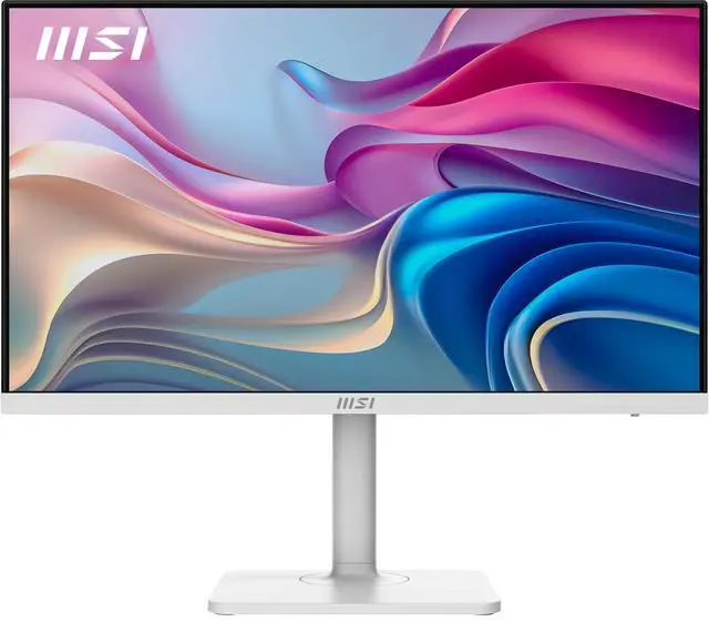 Alt view image 2 of 7 - MSI Modern MD27UPHW 27-inch IPS 3840 x 2160 (UHD) Computer Monitor, 60 Hz, Adaptive-Synch, Display HDR 400, HDMI, DisplayPort, USBC 98W Power Delivery, KVM, VESA Mountable, Height Adjustable, Speaker