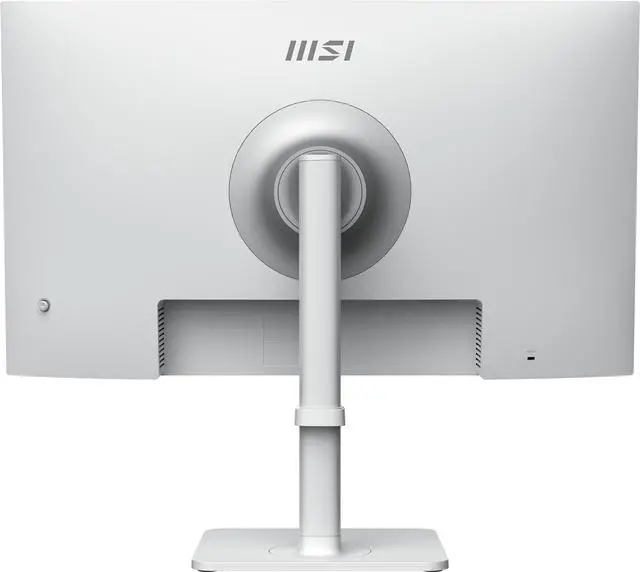 Alt view image 4 of 8 - MSI Modern MD27UPSW 27-inch IPS 3840 x 2160 (UHD) Smart Monitor, 60 Hz, Adaptive-Synch, HDR Ready, HDMI, DisplayPort, USBC 65W Power Delivery, VESA Mountable, Height Adjustable, Speaker, White