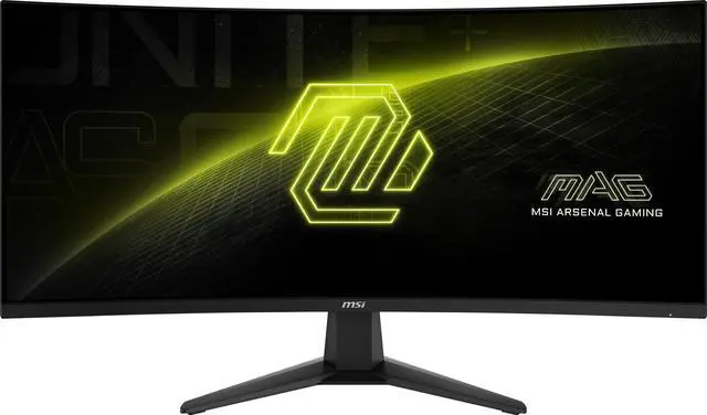 Main image of MSI 34" 180 Hz VA Gaming Monitor FreeSync (AMD Adaptive Sync) MAG 346CQ