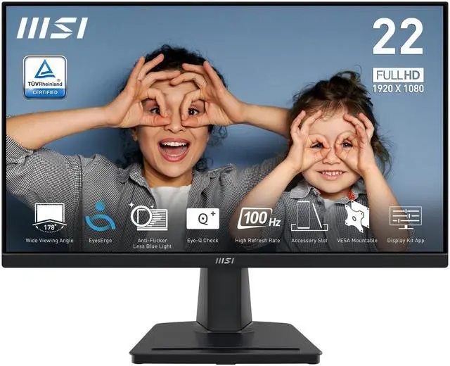 Main image of MSI 22" 100 Hz VA FHD Monitor 1ms (MPRT) / 4ms (GTG) Adaptive-Sync Pro MP225V