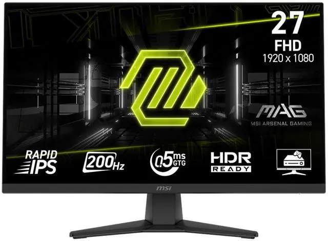 Main image of MSI 27" 200 Hz Rapid IPS FHD Gaming Monitor FreeSync (AMD Adaptive Sync) MAG 272F