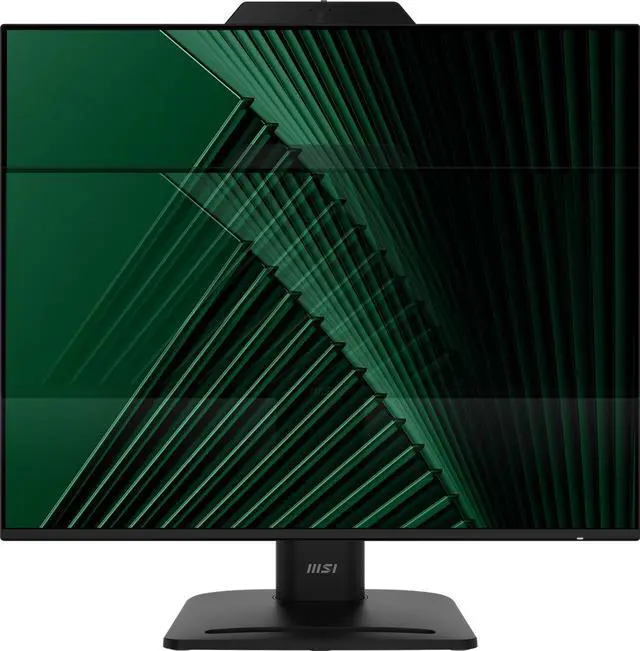 Alt view image 4 of 18 - MSI PRO MP242PMG, 24-inch IPS 1920 x 1080 (FHD) Computer Monitor, 120Hz, Webcam, Adaptive-Synch, EPEAT Silver, HDMI, DisplayPort, VGA Port, VESA Mountable, Tilt, Height Adjustable, Speaker, 1ms, Black