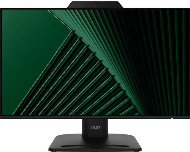 Alt view image 5 of 18 - MSI PRO MP242PMG, 24-inch IPS 1920 x 1080 (FHD) Computer Monitor, 120Hz, Webcam, Adaptive-Synch, EPEAT Silver, HDMI, DisplayPort, VGA Port, VESA Mountable, Tilt, Height Adjustable, Speaker, 1ms, Black