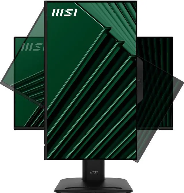 Alt view image 7 of 18 - MSI PRO MP242PMG, 24-inch IPS 1920 x 1080 (FHD) Computer Monitor, 120Hz, Webcam, Adaptive-Synch, EPEAT Silver, HDMI, DisplayPort, VGA Port, VESA Mountable, Tilt, Height Adjustable, Speaker, 1ms, Black