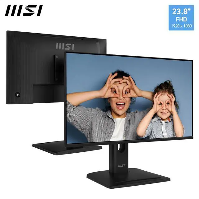 Alt view image 2 of 6 - MSI PRO MP245PG E14, 23.8’ IPS, FHD, 144Hz, 4ms GTG, Height Adj. stand, Speaker