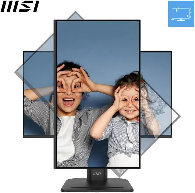 Alt view image 6 of 6 - MSI PRO MP245PG E14, 23.8’ IPS, FHD, 144Hz, 4ms GTG, Height Adj. stand, Speaker