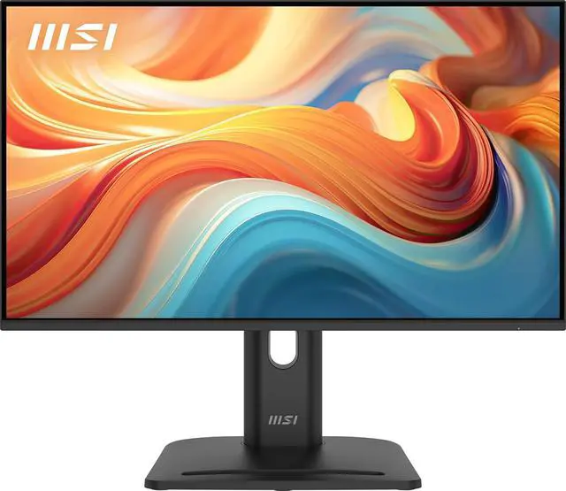 Alt view image 3 of 15 - MSI PRO MP245PG E14 24-inch IPS 1920 x 1080 (FHD) Computer Monitor, 144Hz, Adaptive-Synch, HDMI, Display Port, VGA Port, VESA Mountable, Tilt, Height Adjustable,Speaker, 1ms, Black