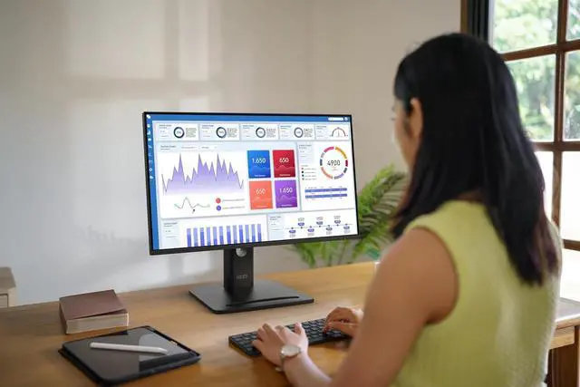 Alt view image 15 of 15 - MSI PRO MP245PG E14 24-inch IPS 1920 x 1080 (FHD) Computer Monitor, 144Hz, Adaptive-Synch, HDMI, Display Port, VGA Port, VESA Mountable, Tilt, Height Adjustable,Speaker, 1ms, Black