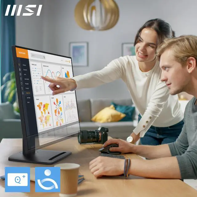 Alt view image 4 of 6 - MSI PRO MP275PG E14, 27’ IPS, FHD, 144Hz, 4ms GTG, Height Adj. stand, Speaker