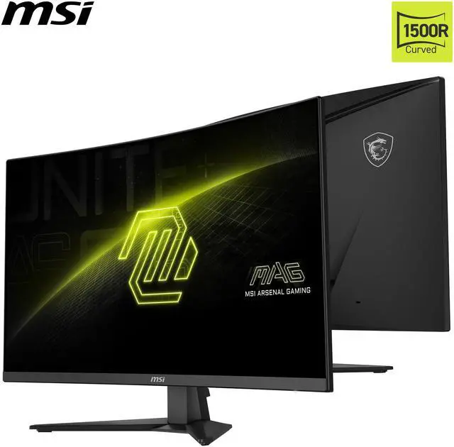 Alt view image 3 of 11 - MSI 31.5" 180 Hz Rapid VA QHD(2560 x 1440) Gaming Monitor-180Hz, 0.50ms, Adaptive Sync, HDR Ready, HDMI, VGA Port, VESA Mountable, Tilt, 4-Side Slim Bezel, MAG 321CQF E18