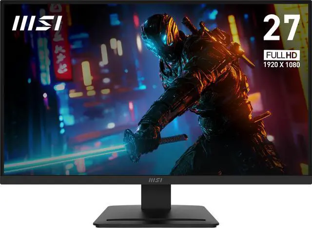 Alt view image 2 of 6 - MSI PRO MP273L E14 27-inch IPS 1920 x 1080 (FHD) Gaming Office Monitor, 144Hz, Adaptive-Synch, HDR Ready, HDMI, VGA Port,VESA Mountable, Tilt, 4-side slim bezel ,1ms, Black