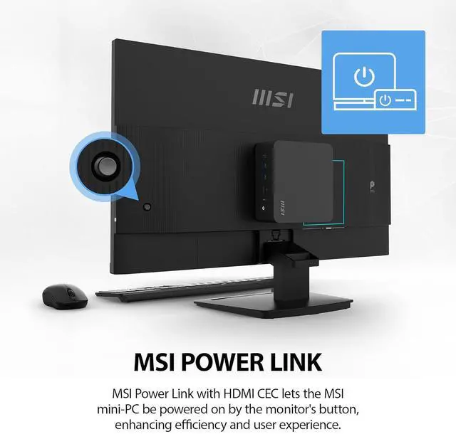 Alt view image 10 of 13 - MSI PRO MP273L E14 27-inch IPS 1920 x 1080 (FHD) Gaming Office Monitor, 144Hz, Adaptive-Synch, HDR Ready, HDMI, VGA Port,VESA Mountable, Tilt, 4-side slim bezel ,1ms, Black
