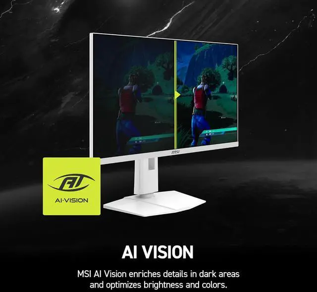Alt view image 9 of 20 - MSI 27" 320 Hz Rapid IPS 2560 x 1440 (QHD) Gaming Monitor FreeSync (AMD Adaptive Sync) MAG 274QRFW MAG 274QRFW X32