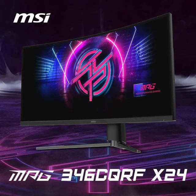 Alt view image 5 of 10 - MSI 34" 3440x1440 240 Hz Rapid VA UWQHD Gaming Monitor FreeSync (AMD Adaptive Sync) MPG 346CQRF X24