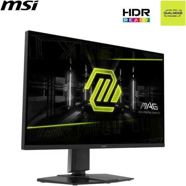 Alt view image 6 of 18 - MSI MAG 322URDF E16 Gaming Monitor 32" 3840x2160(4K) 160Hz UHD / 320Hz FHD Rapid IPS FreeSync (AMD Adaptive Sync) 0.5ms DisplayHDR 400 Eye Protection AI Vision Dual-Mode