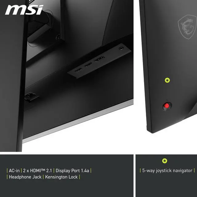 Alt view image 8 of 18 - MSI MAG 322URDF E16 Gaming Monitor 32" 3840x2160(4K) 160Hz UHD / 320Hz FHD Rapid IPS FreeSync (AMD Adaptive Sync) 0.5ms DisplayHDR 400 Eye Protection AI Vision Dual-Mode