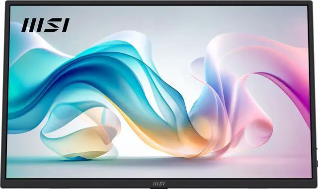 Alt view image 8 of 20 - MSI Pro MP165 E6 Portable Monitor, 15.6" FHD IPS 1080p, USB Type-C, Mini-HDMI, Built-in Speakers, Perfect for PC, Mac, PS5, PS4, Xbox, Mobile, Matte Black