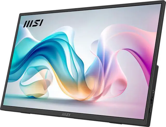 Alt view image 10 of 20 - MSI Pro MP165 E6 Portable Monitor, 15.6" FHD IPS 1080p, USB Type-C, Mini-HDMI, Built-in Speakers, Perfect for PC, Mac, PS5, PS4, Xbox, Mobile, Matte Black