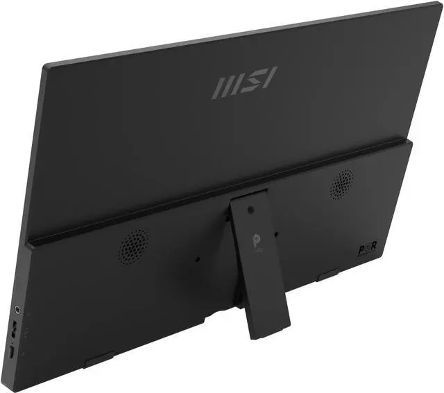 Alt view image 6 of 20 - MSI Pro MP165 E6 Portable Monitor, 15.6" FHD IPS 1080p, USB Type-C, Mini-HDMI, Built-in Speakers, Perfect for PC, Mac, PS5, PS4, Xbox, Mobile, Matte Black