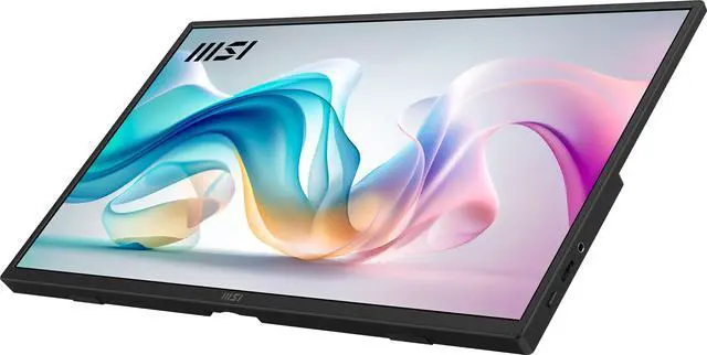 Alt view image 12 of 20 - MSI Pro MP165 E6 Portable Monitor, 15.6" FHD IPS 1080p, USB Type-C, Mini-HDMI, Built-in Speakers, Perfect for PC, Mac, PS5, PS4, Xbox, Mobile, Matte Black