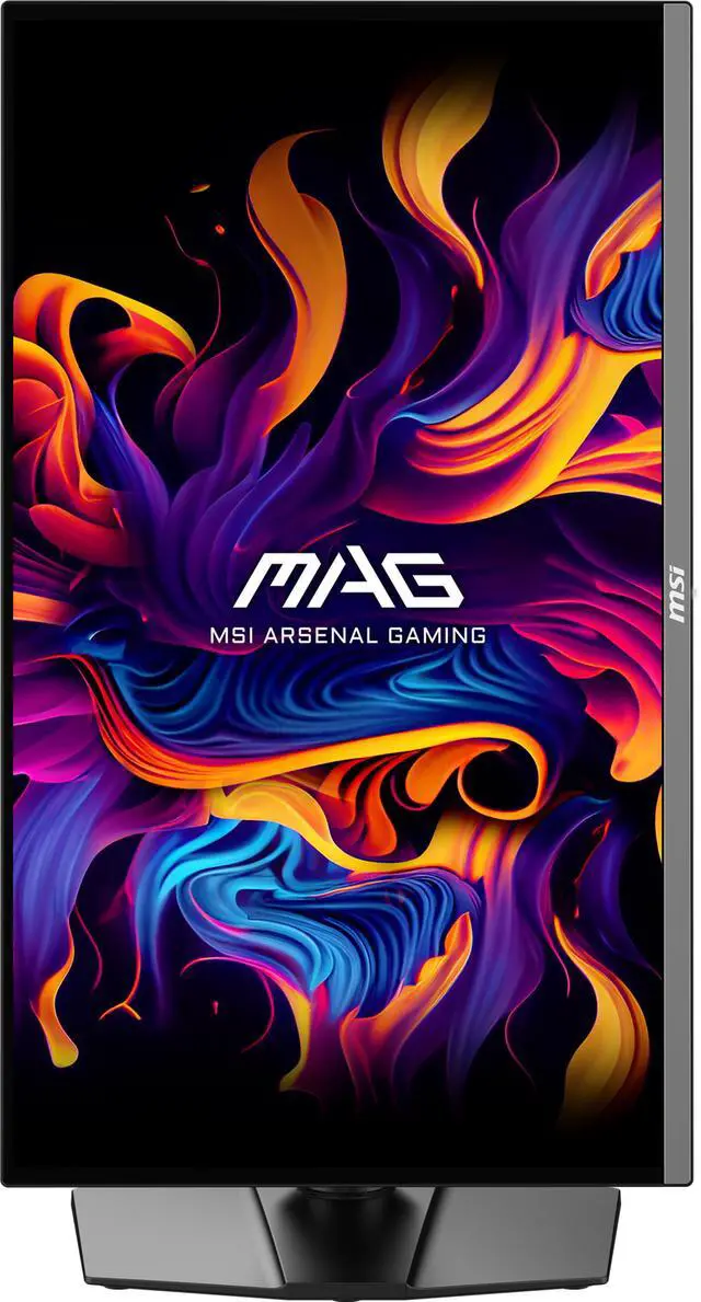 Alt view image 3 of 19 - MSI MAG 272UP QD-OLED X24 26.5" QD-OLED UHD 240Hz Gaming Monitor – 4K, 0.03ms, NVIDIA G-SYNC Compatible, DisplayHDR True Black 400, HDMI 2.1, Type-C, Height Adjustable Stand