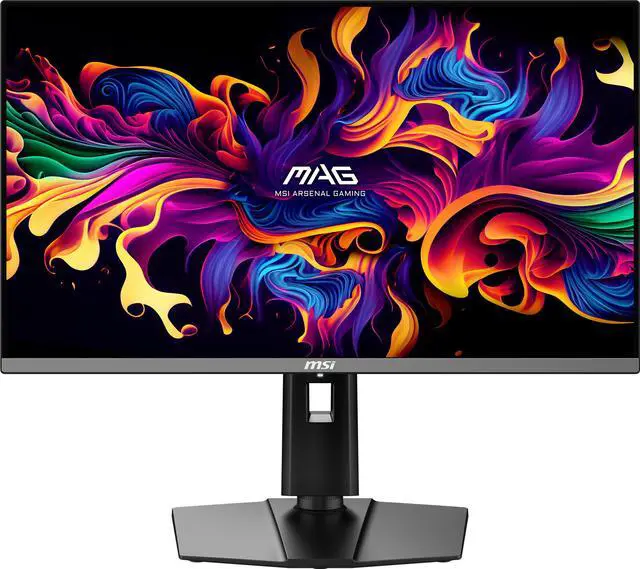 Alt view image 2 of 19 - MSI MAG 272UP QD-OLED X24 26.5" QD-OLED UHD 240Hz Gaming Monitor – 4K, 0.03ms, NVIDIA G-SYNC Compatible, DisplayHDR True Black 400, HDMI 2.1, Type-C, Height Adjustable Stand