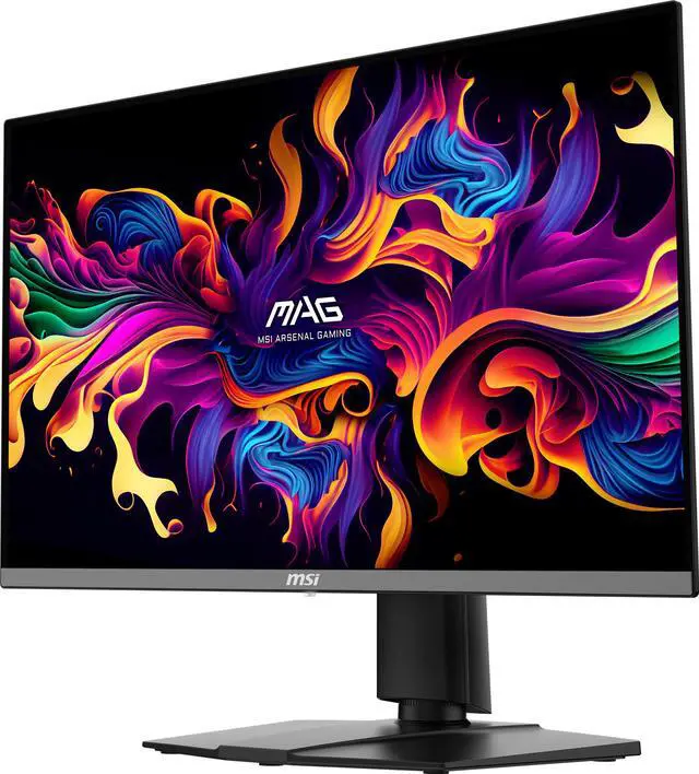 Alt view image 4 of 19 - MSI MAG 272UP QD-OLED X24 26.5" QD-OLED UHD 240Hz Gaming Monitor – 4K, 0.03ms, NVIDIA G-SYNC Compatible, DisplayHDR True Black 400, HDMI 2.1, Type-C, Height Adjustable Stand