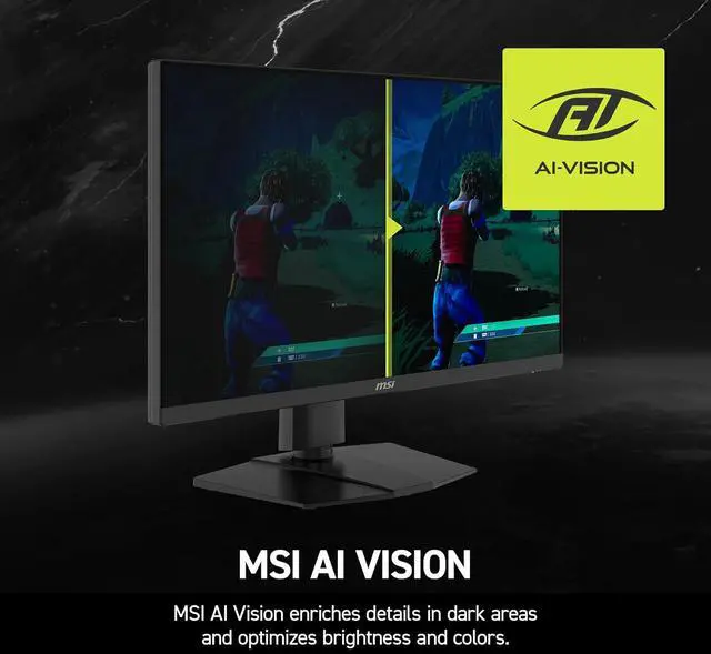 Alt view image 9 of 18 - MSI MAG 272F X24 27" FHD Gaming Monitor 1920x1080 240Hz 0.5ms HDR Ready FreeSync Premium Rapid IPS Anti-Glare HDMI 2.0b DisplayPort Height Adjustable VESA Mount