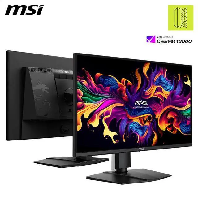 Alt view image 7 of 17 - MSI MAG 272QP QD-OLED X24 27" 16:9, 240Hz Gaming Monitor, 0.3ms, 2560 x 1440 (WQHD), 1x DP (1.4a), 2xHDMI (2.1), HDR ready, G-SYNC Compatible & FreeSync Premium