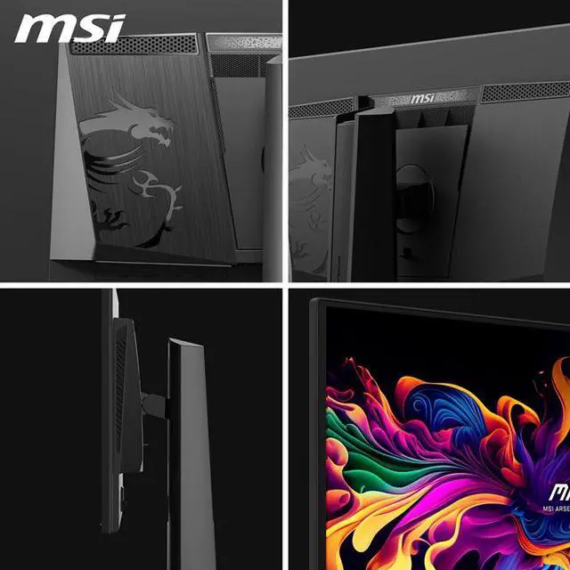 Alt view image 9 of 17 - MSI MAG 272QP QD-OLED X24 27" 16:9, 240Hz Gaming Monitor, 0.3ms, 2560 x 1440 (WQHD), 1x DP (1.4a), 2xHDMI (2.1), HDR ready, G-SYNC Compatible & FreeSync Premium