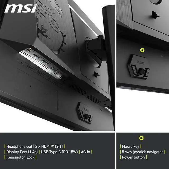 Alt view image 10 of 17 - MSI MAG 272QP QD-OLED X24 27" 16:9, 240Hz Gaming Monitor, 0.3ms, 2560 x 1440 (WQHD), 1x DP (1.4a), 2xHDMI (2.1), HDR ready, G-SYNC Compatible & FreeSync Premium