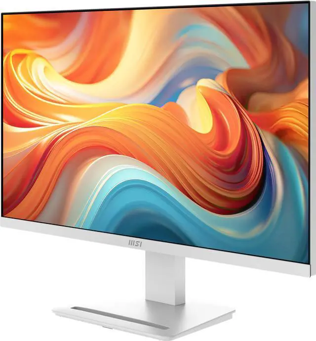 Alt view image 7 of 17 - MSI 27" WQHD 2K 1440P 144Hz IPS 1ms White Computer Monitor with Built-in Speakers for both Work & Gaming PRO MP273QW E14