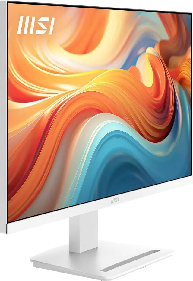 Alt view image 10 of 17 - MSI 27" WQHD 2K 1440P 144Hz IPS 1ms White Computer Monitor with Built-in Speakers for both Work & Gaming PRO MP273QW E14