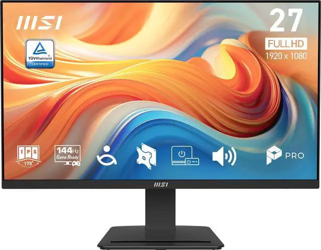 Main image of MSI 27 inch Full HD 144Hz IPS 1ms Built-in Speakers FHD Computer Monitor for both work and gaming PRO MP273 E14A
