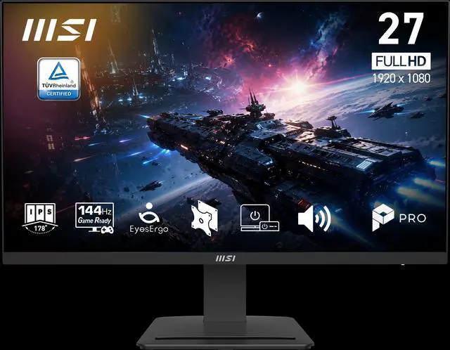 Main image of MSI 27 inch Full HD 144Hz IPS 1ms Built-in Speakers FHD Computer Monitor for both work and gaming PRO MP273 E14A
