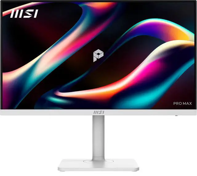 Alt view image 2 of 16 - MSI 27 inch QHD 2K 1440P 144Hz AMD FreeSync HDR Ready USB-C Built-in Speakers White Computer Monitor with Height Adjustable, Pivot, Swivel & Tilt Stand PRO MAX 271QPHW E14
