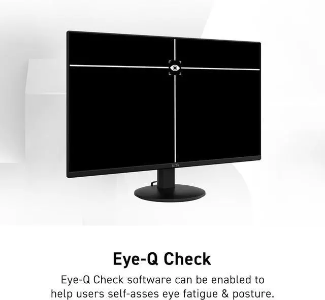 Alt view image 7 of 10 - MSI 27 inch Full HD 100Hz IPS Adaptive Sync 1ms Computer Monitor for both work & casual gaming PRO MP272LE