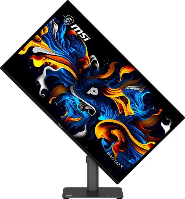 Alt view image 5 of 15 - MSI 27" (26.5" viewable) UHD 4K 120Hz AMD FreeSync Premium Pro (Adaptive Sync) 0.03ms USB-C PIP PBP OLED Computer Monitor with Height Adjustable, Swivel, Pivot & Tilt Stand PRO MAX 271UPX12G