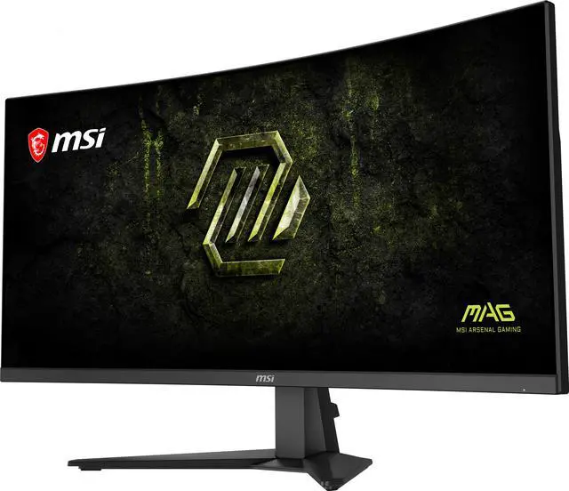 Alt view image 3 of 11 - MSI 34" 200Hz VA UWQHD Gaming Monitor Adaptive Sync MAG 346CQDF E20