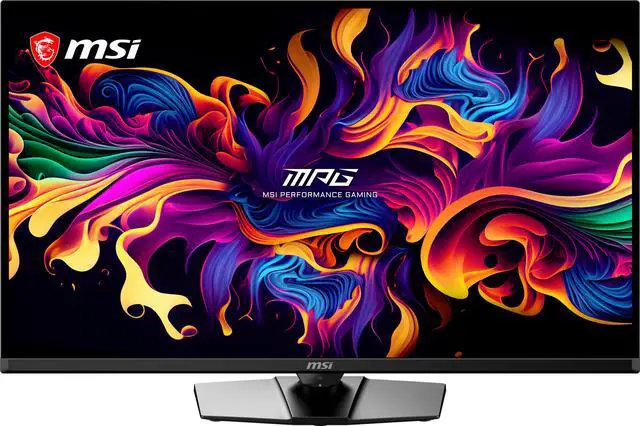 Alt view image 5 of 20 - MSI 32 inch UHD 4K 240Hz Adaptive Sync HDR500 OLED Gaming Computer Monitor with Height Adjustable, Pivot, Swivel & Tilt Stand MPG 322UR QD-OLED X24