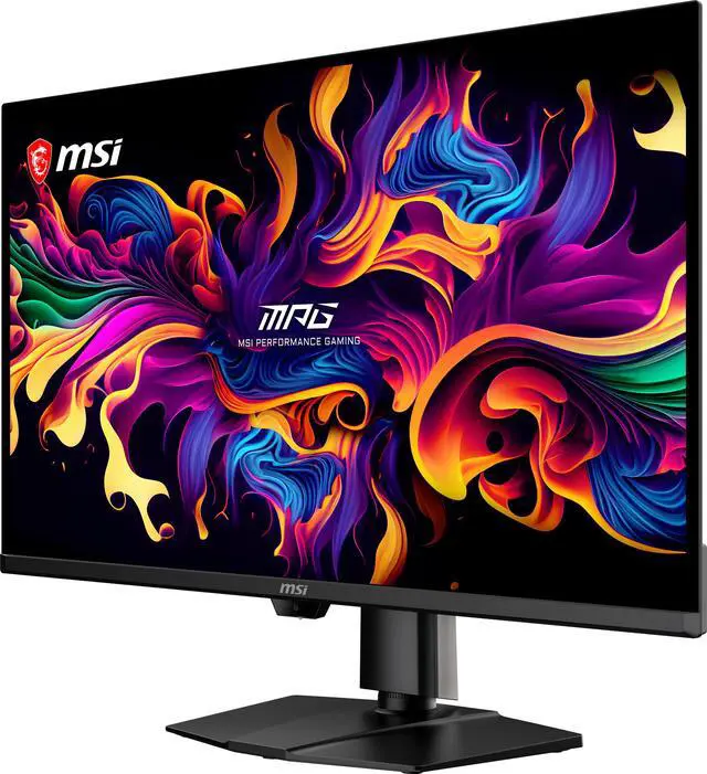 Alt view image 9 of 20 - MSI 32 inch UHD 4K 240Hz Adaptive Sync HDR500 OLED Gaming Computer Monitor with Height Adjustable, Pivot, Swivel & Tilt Stand MPG 322UR QD-OLED X24