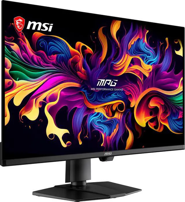 Alt view image 10 of 20 - MSI 32 inch UHD 4K 240Hz Adaptive Sync HDR500 OLED Gaming Computer Monitor with Height Adjustable, Pivot, Swivel & Tilt Stand MPG 322UR QD-OLED X24